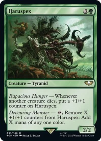 Haruspex Surge Foil Universes Beyond: Warhammer 40,000 Magic card