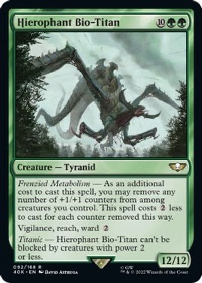 Hierophant Bio Titan Universes Beyond: Warhammer 40,000 Magic card