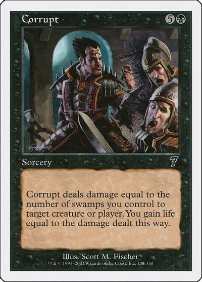 Corrupt 7th Edition Magic card