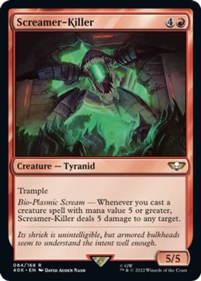 Screamer Killer Universes Beyond: Warhammer 40,000 Magic card