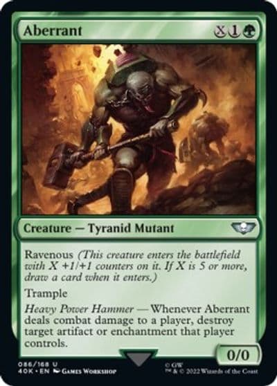 Aberrant Universes Beyond: Warhammer 40,000 Magic card