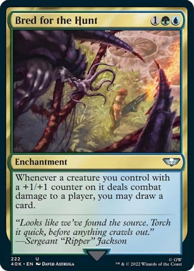 Bred for the Hunt Universes Beyond: Warhammer 40,000 Magic card