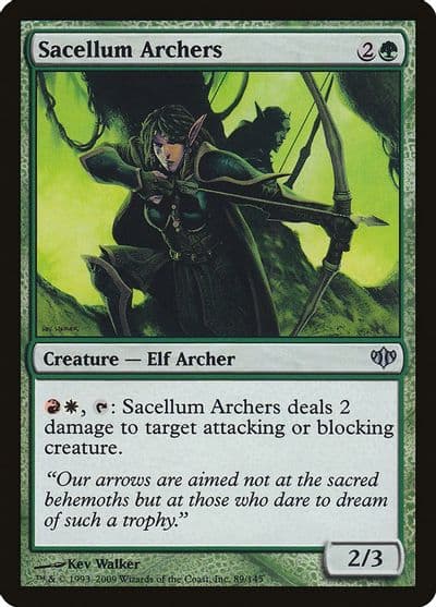 Sacellum Archers Conflux Magic card