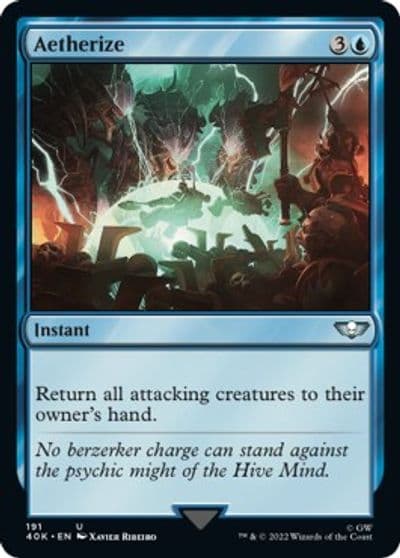 Aetherize Universes Beyond: Warhammer 40,000 Magic card