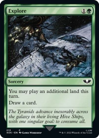 Explore Universes Beyond: Warhammer 40,000 Magic card