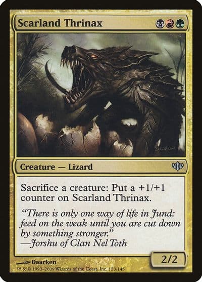 Scarland Thrinax Conflux Magic card