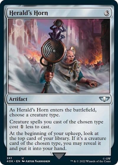 Heralds Horn Universes Beyond: Warhammer 40,000 Magic card