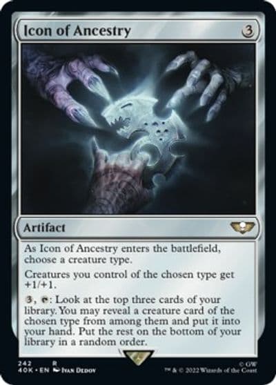 Icon of Ancestry Surge Foil Universes Beyond: Warhammer 40,000 Magic card