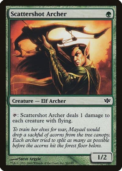 Scattershot Archer Conflux Magic card