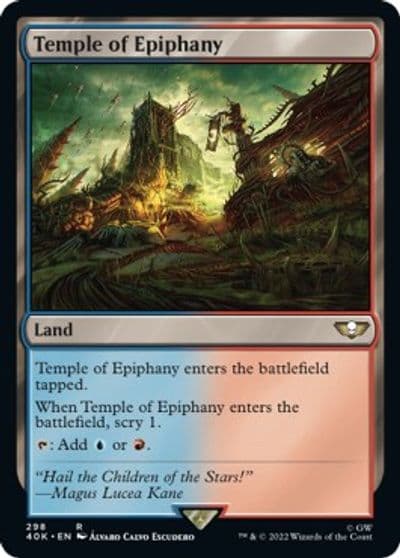 Temple of Epiphany Universes Beyond: Warhammer 40,000 Magic card