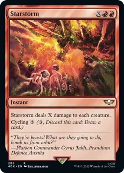 Starstorm Surge Foil Universes Beyond: Warhammer 40,000 Magic card