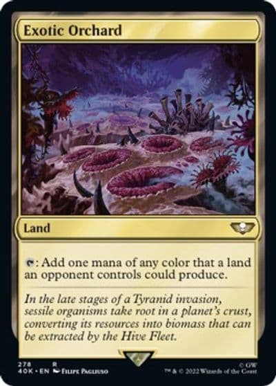 Exotic Orchard Surge Foil Universes Beyond: Warhammer 40,000 Magic card