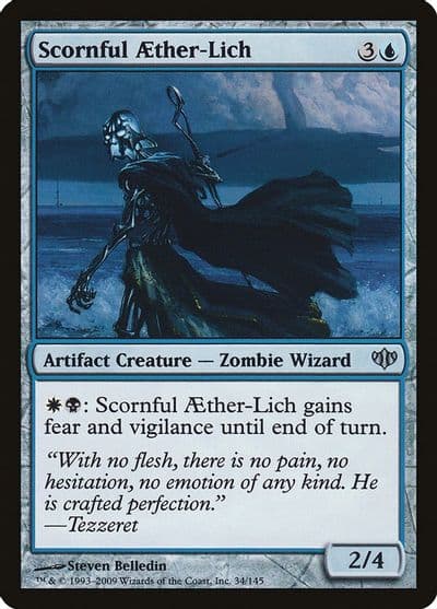 Scornful Aether Lich Conflux Magic card