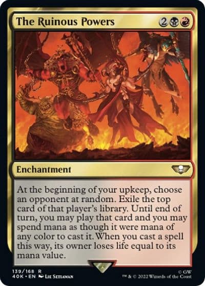 The Ruinous Powers Surge Foil Universes Beyond: Warhammer 40,000 Magic card