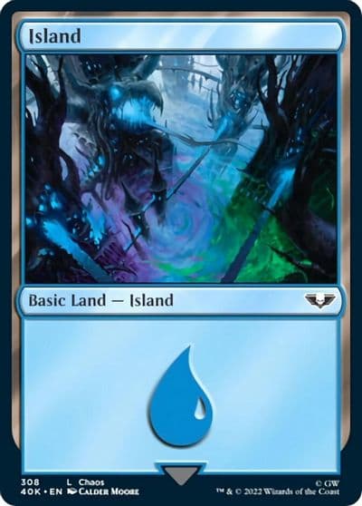 Island 308 Surge Foil Universes Beyond: Warhammer 40,000 Magic card