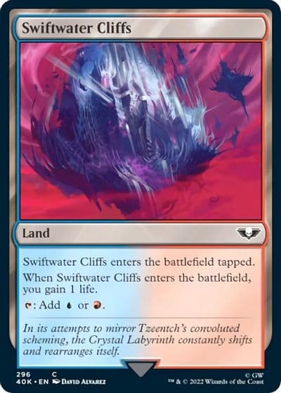 Swiftwater Cliffs Surge Foil Universes Beyond: Warhammer 40,000 Magic card