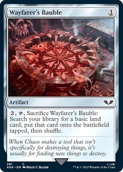Wayfarers Bauble 261 Surge Foil Universes Beyond: Warhammer 40,000 Magic card