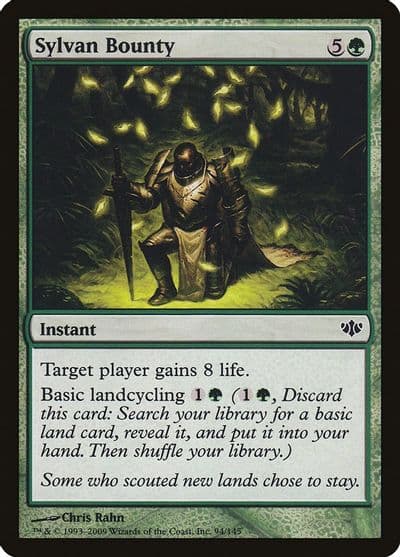 Sylvan Bounty Conflux Magic card