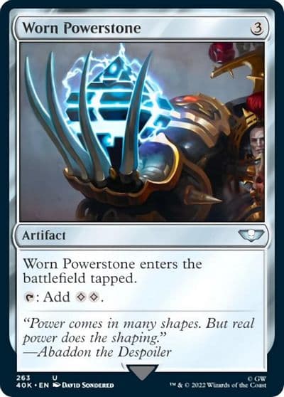 Worn Powerstone Surge Foil Universes Beyond: Warhammer 40,000 Magic card