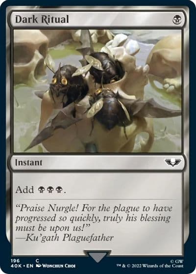 Dark Ritual Universes Beyond: Warhammer 40,000 Magic card