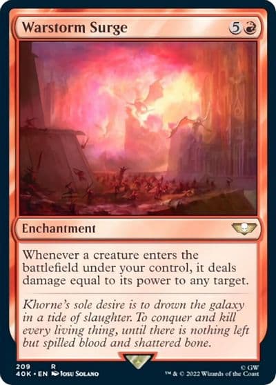 Warstorm Surge Universes Beyond: Warhammer 40,000 Magic card