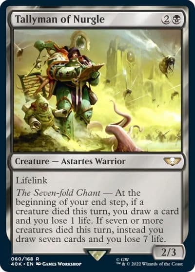 Tallyman of Nurgle Universes Beyond: Warhammer 40,000 Magic card