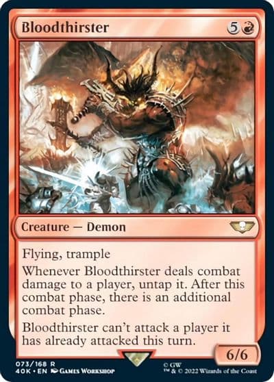 Bloodthirster Universes Beyond: Warhammer 40,000 Magic card