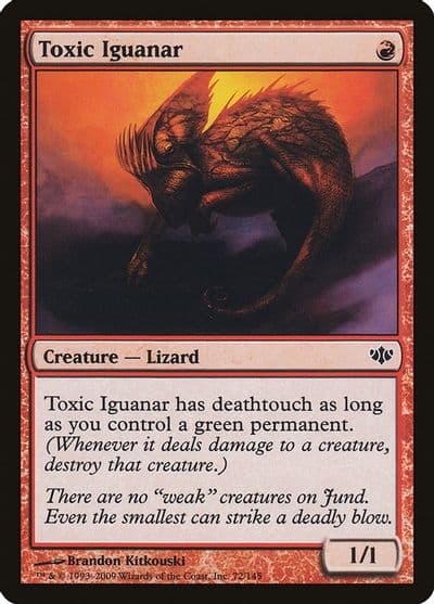 Toxic Iguanar Conflux Magic card