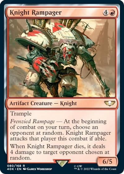 Knight Rampager Universes Beyond: Warhammer 40,000 Magic card