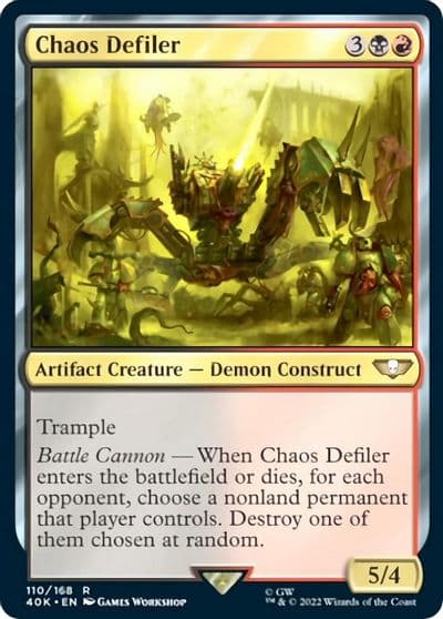 Chaos Defiler Universes Beyond: Warhammer 40,000 Magic card