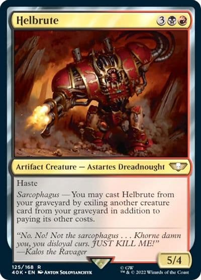 Helbrute Universes Beyond: Warhammer 40,000 Magic card