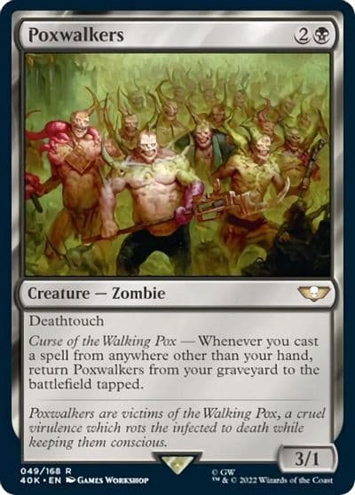 Poxwalkers Surge Foil Universes Beyond: Warhammer 40,000 Magic card