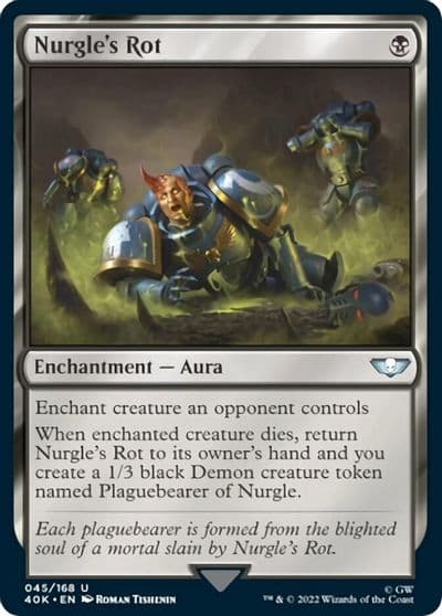 Nurgles Rot Surge Foil Universes Beyond: Warhammer 40,000 Magic card