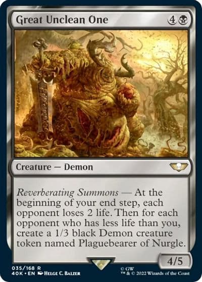 Great Unclean One Surge Foil Universes Beyond: Warhammer 40,000 Magic card