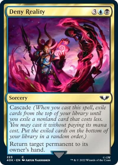 Deny Reality Surge Foil Universes Beyond: Warhammer 40,000 Magic card