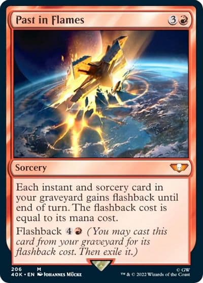 Past in Flames Surge Foil Universes Beyond: Warhammer 40,000 Magic card