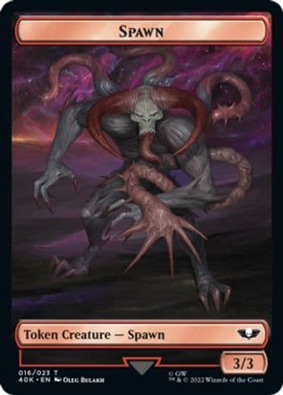 Spawn Astartes Warrior 012 Double Sided Token Universes Beyond: Warhammer 40,000 Magic card