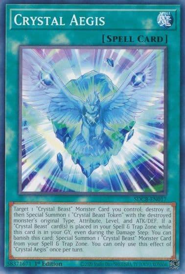 Crystal Aegis Structure Deck: Legend of the Crystal Beasts Yu-Gi-Oh! card