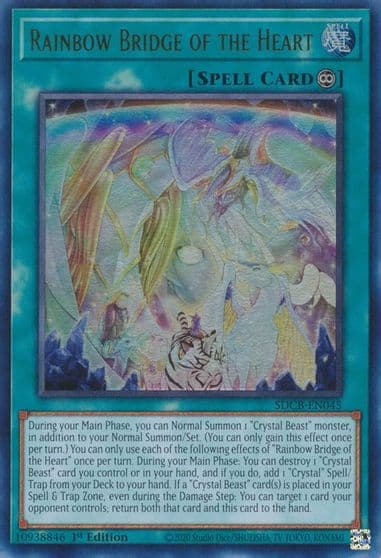 Rainbow Bridge of the Heart Structure Deck: Legend of the Crystal Beasts Yu-Gi-Oh! card