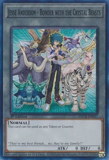 Jesse Anderson Bonder with the Crystal Beasts Structure Deck: Legend of the Crystal Beasts Yu-Gi-Oh! card