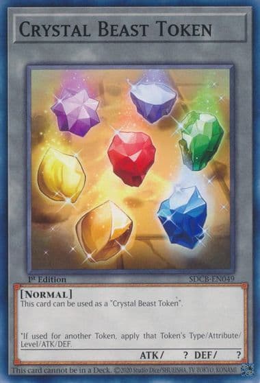 Crystal Beast Token Structure Deck: Legend of the Crystal Beasts Yu-Gi-Oh! card