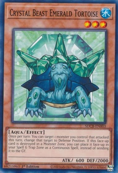 Crystal Beast Emerald Tortoise Structure Deck: Legend of the Crystal Beasts Yu-Gi-Oh! card