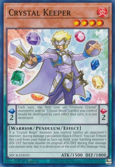 Crystal Keeper Structure Deck: Legend of the Crystal Beasts Yu-Gi-Oh! card