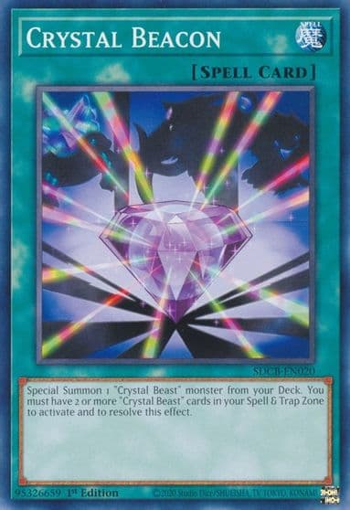 Crystal Beacon Structure Deck: Legend of the Crystal Beasts Yu-Gi-Oh! card