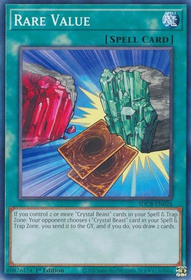 Rare Value Structure Deck: Legend of the Crystal Beasts Yu-Gi-Oh! card