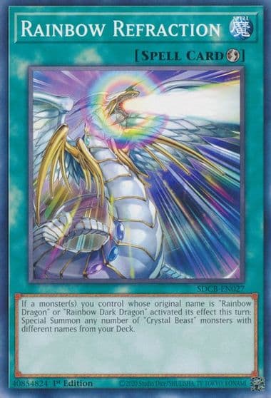 Rainbow Refraction Structure Deck: Legend of the Crystal Beasts Yu-Gi-Oh! card