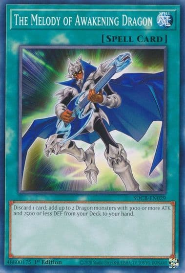 The Melody of Awakening Dragon Structure Deck: Legend of the Crystal Beasts Yu-Gi-Oh! card