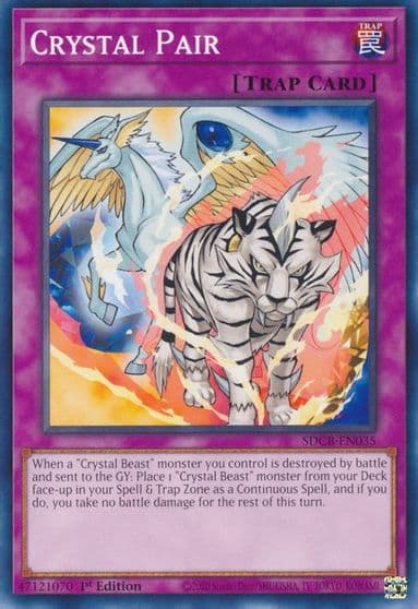 Crystal Pair Structure Deck: Legend of the Crystal Beasts Yu-Gi-Oh! card