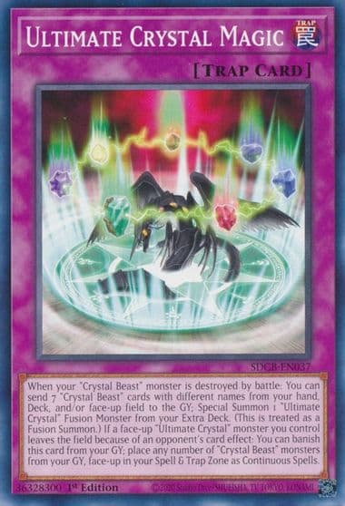 Ultimate Crystal Magic Structure Deck: Legend of the Crystal Beasts Yu-Gi-Oh! card