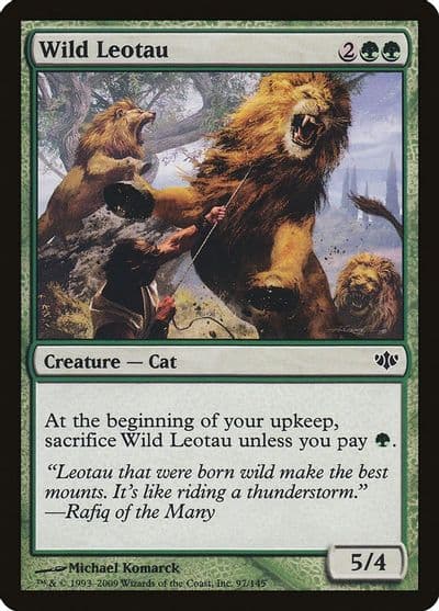 Wild Leotau Conflux Magic card